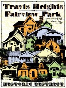 Travis Heights poster by Jon Pattillo